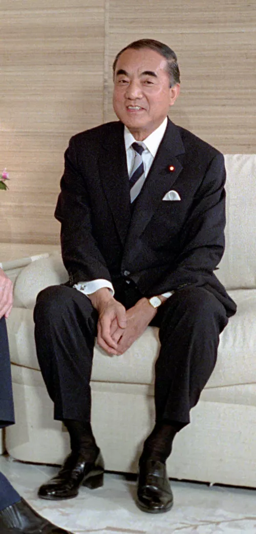 Nakasone Yasuhiro in 1985